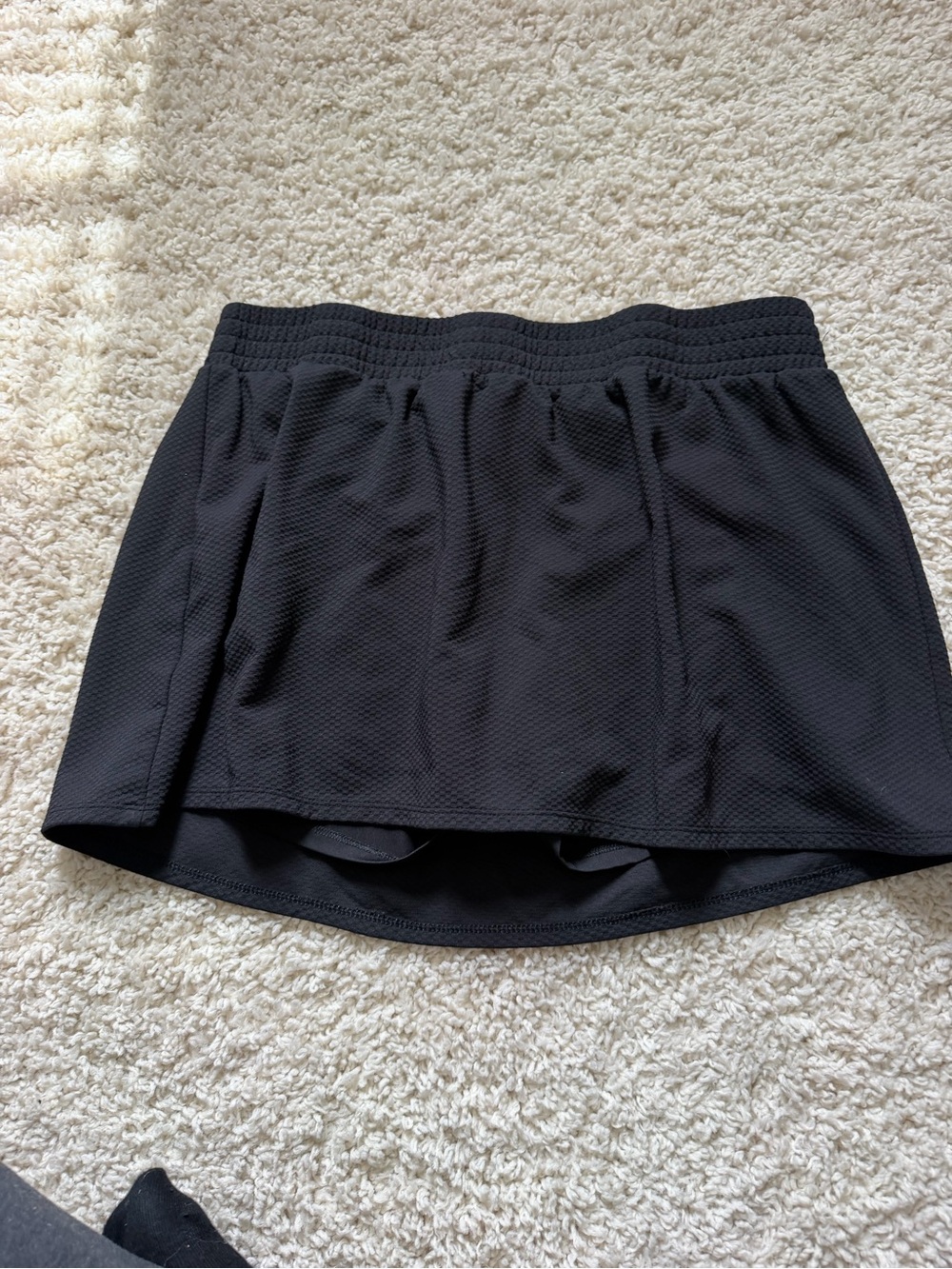 Athletic Works Black Women’s Athletic Skort with Built-In Liner